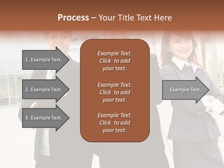 An Attractive Team Of Diverse Business People At Company Office Building PowerPoint Template