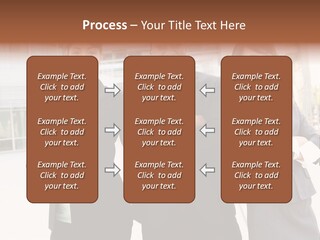 An Attractive Team Of Diverse Business People At Company Office Building PowerPoint Template