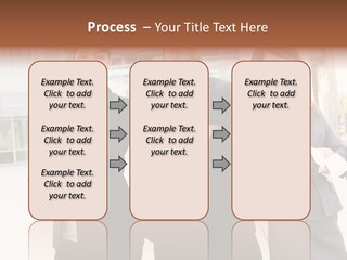 An Attractive Team Of Diverse Business People At Company Office Building PowerPoint Template