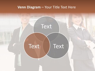 An Attractive Team Of Diverse Business People At Company Office Building PowerPoint Template