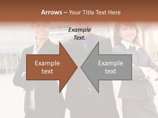 An Attractive Team Of Diverse Business People At Company Office Building PowerPoint Template