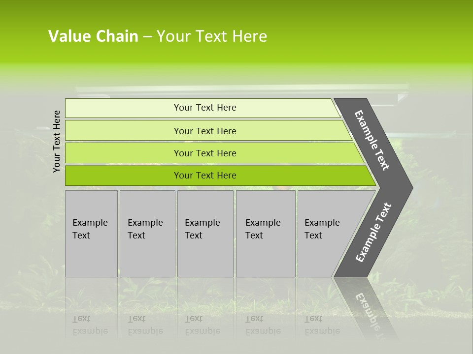 A Fish Tank Filled With Lots Of Green Plants PowerPoint Template