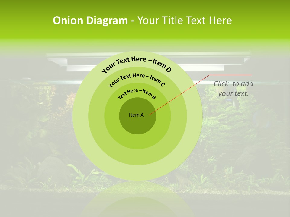 A Fish Tank Filled With Lots Of Green Plants PowerPoint Template