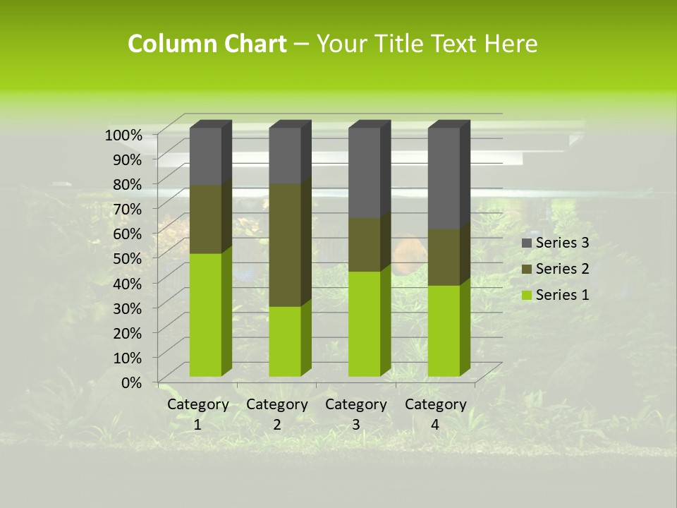 A Fish Tank Filled With Lots Of Green Plants PowerPoint Template