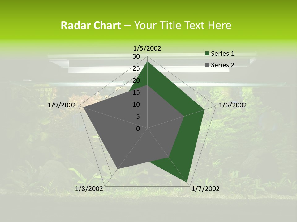 A Fish Tank Filled With Lots Of Green Plants PowerPoint Template