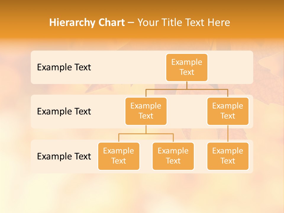 Autumn Leaves, Very Shallow Focus PowerPoint Template