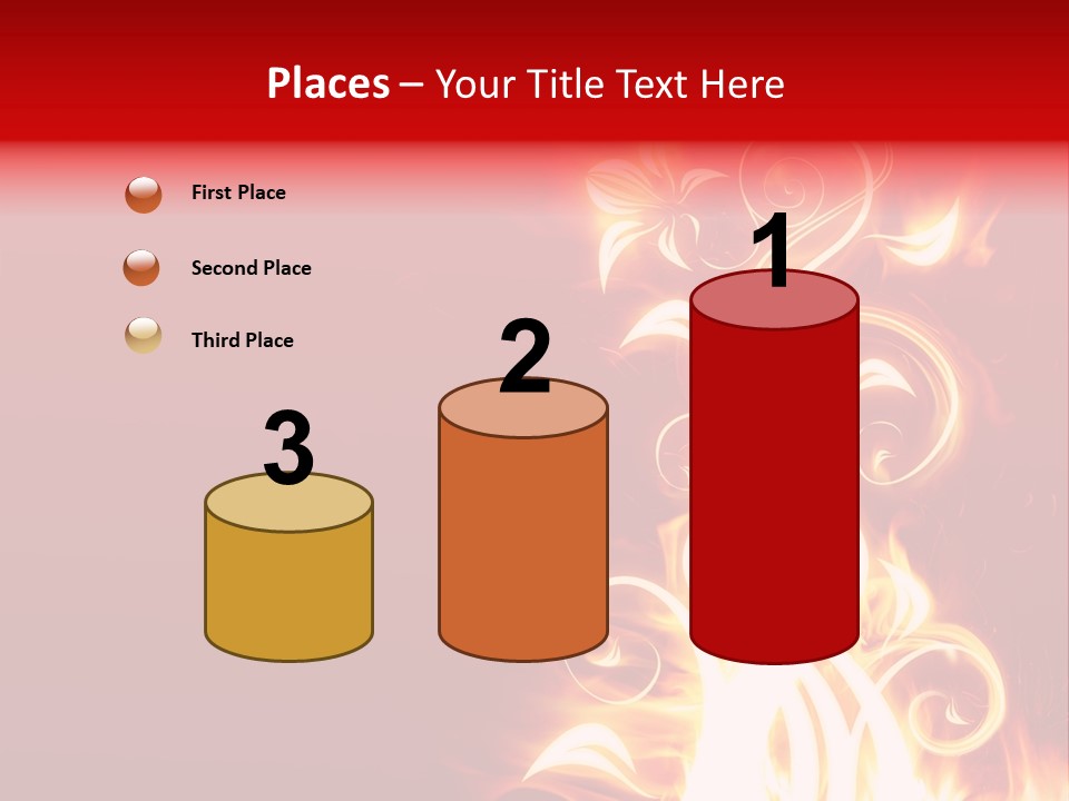 Blazing Flower PowerPoint Template
