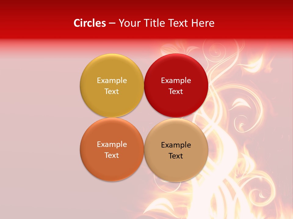 Blazing Flower PowerPoint Template