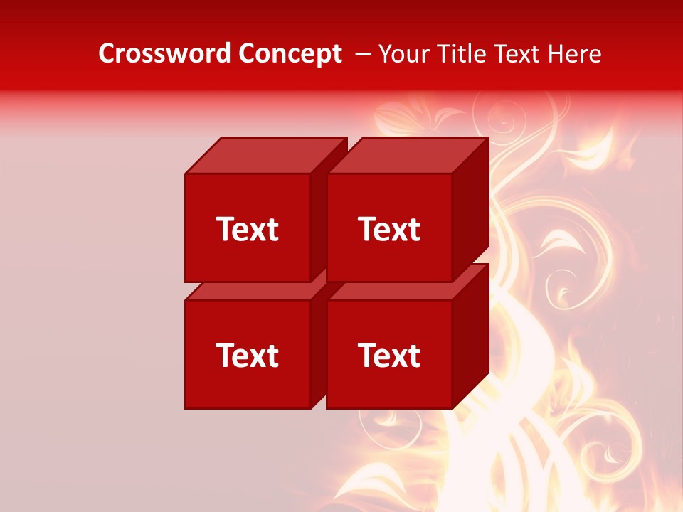 Blazing Flower PowerPoint Template