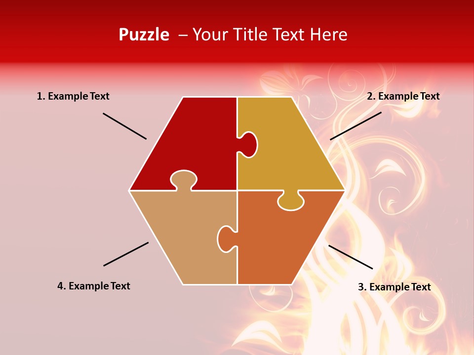 Blazing Flower PowerPoint Template