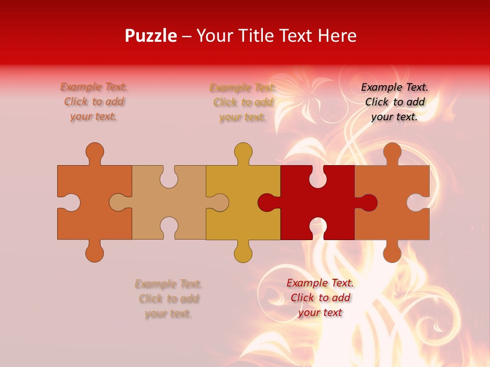 Blazing Flower PowerPoint Template