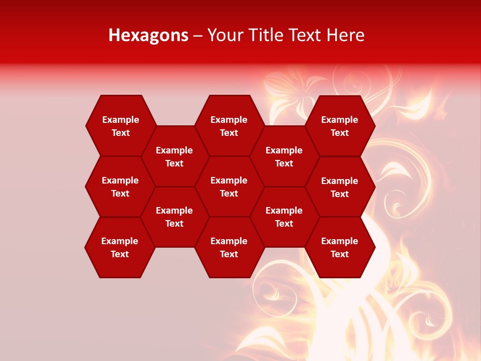 Blazing Flower PowerPoint Template