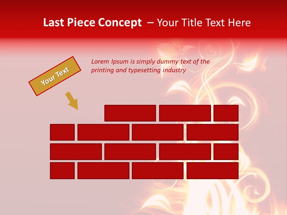 Blazing Flower PowerPoint Template