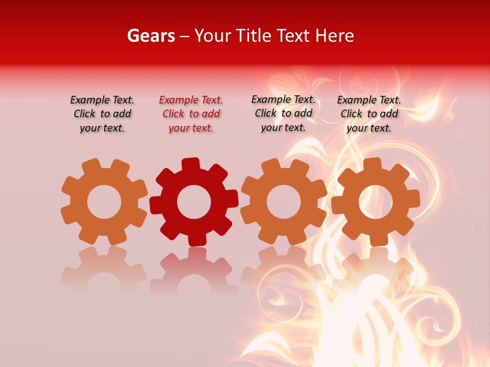 Blazing Flower PowerPoint Template