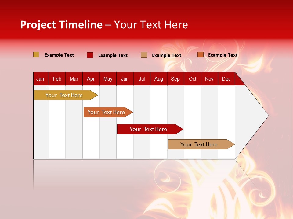 Blazing Flower PowerPoint Template
