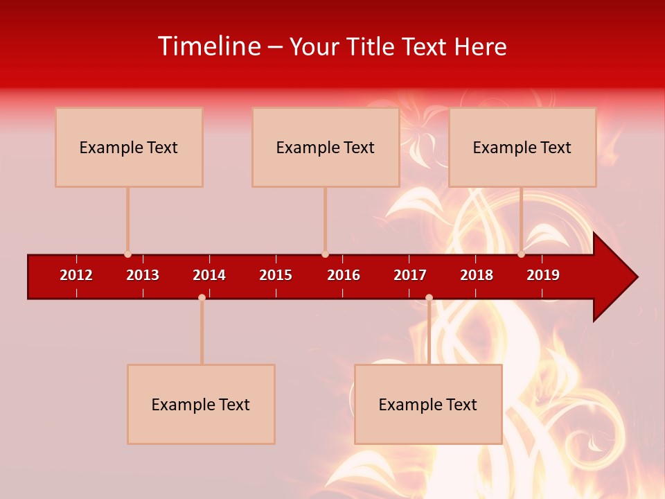 Blazing Flower PowerPoint Template
