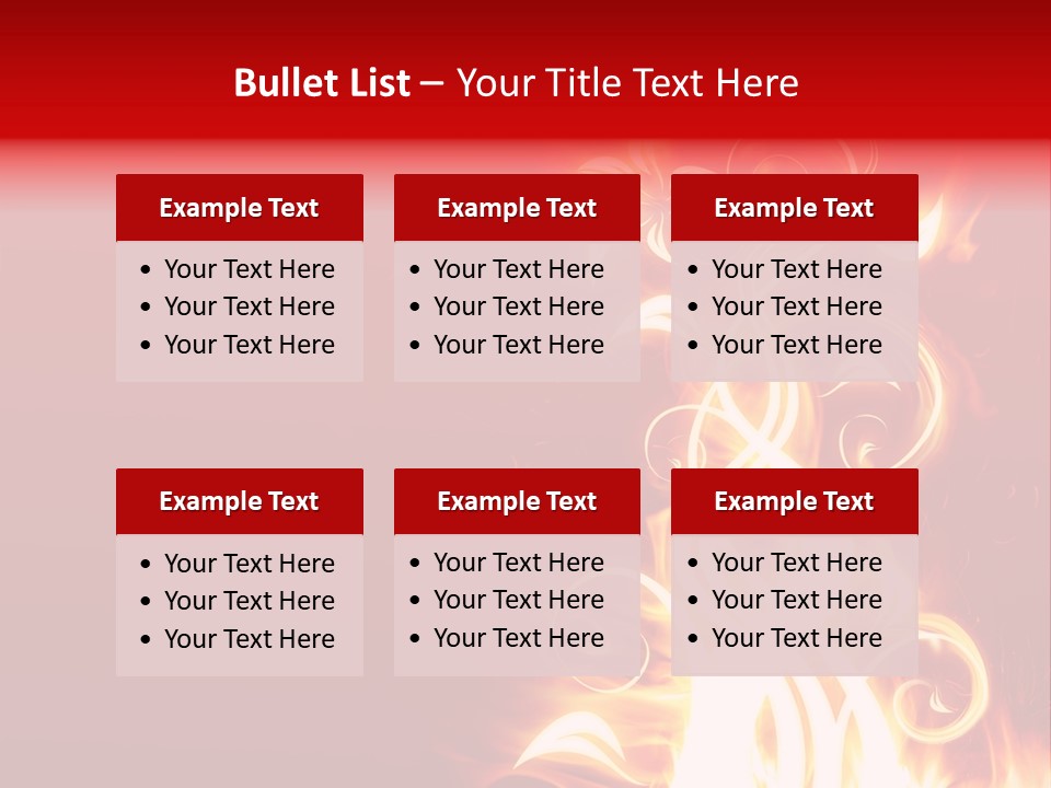 Blazing Flower PowerPoint Template