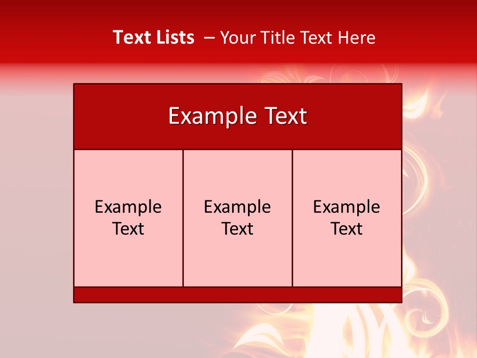 Blazing Flower PowerPoint Template