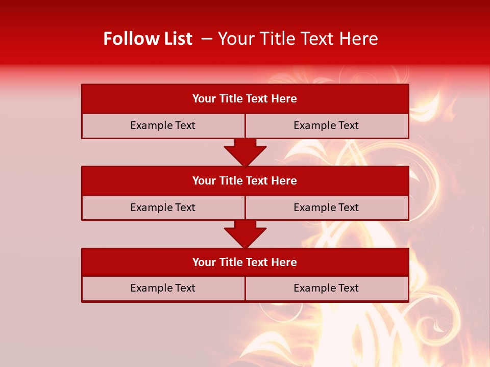Blazing Flower PowerPoint Template