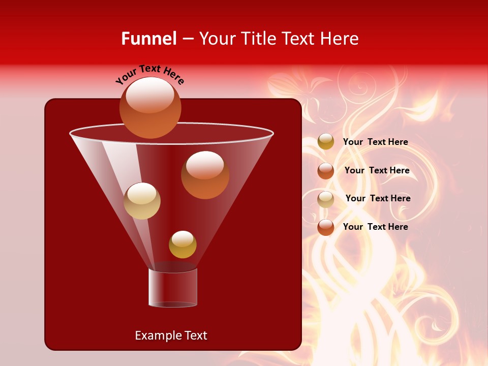 Blazing Flower PowerPoint Template