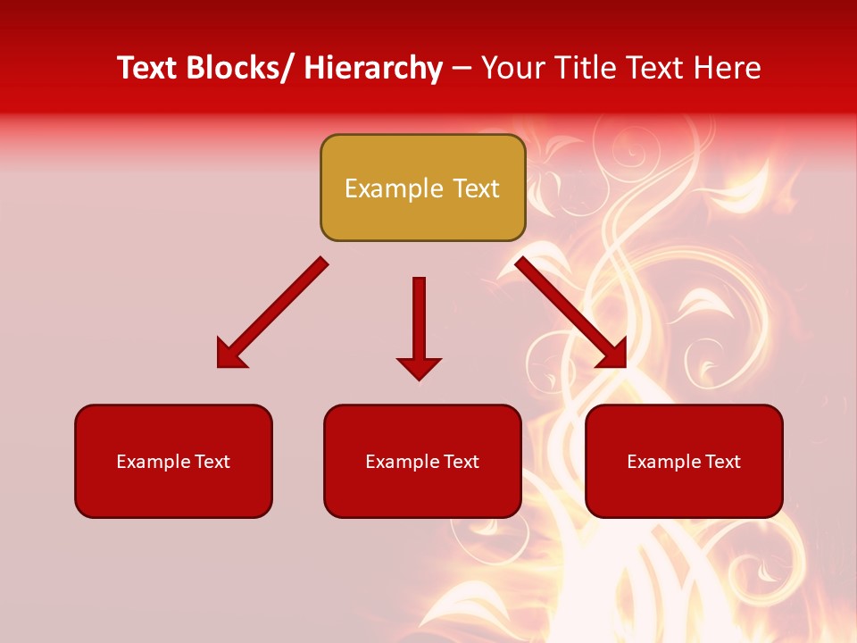 Blazing Flower PowerPoint Template