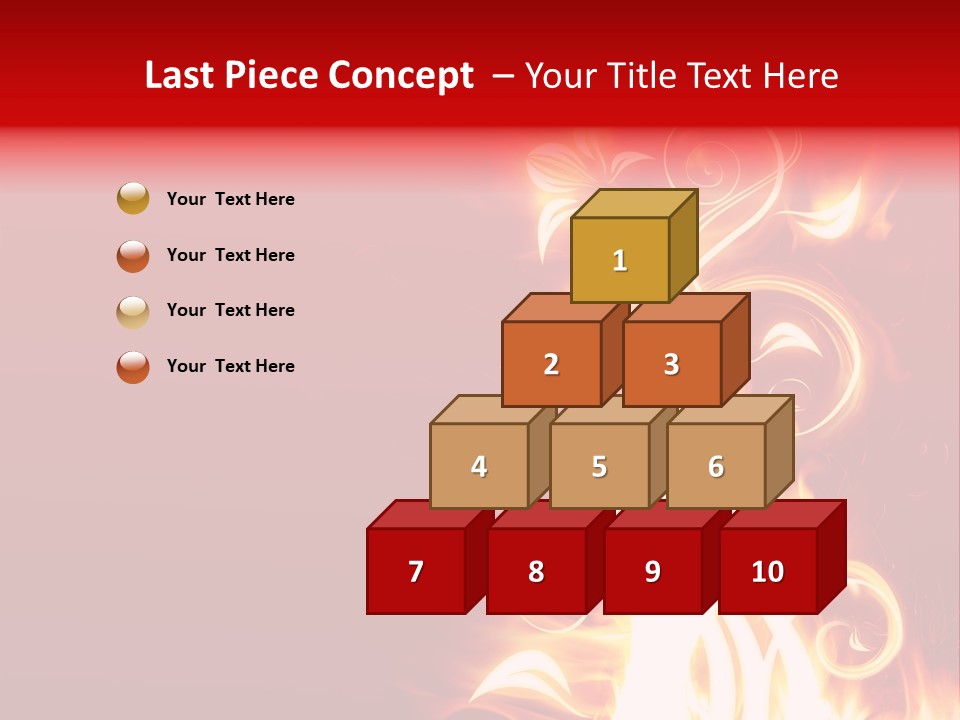 Blazing Flower PowerPoint Template