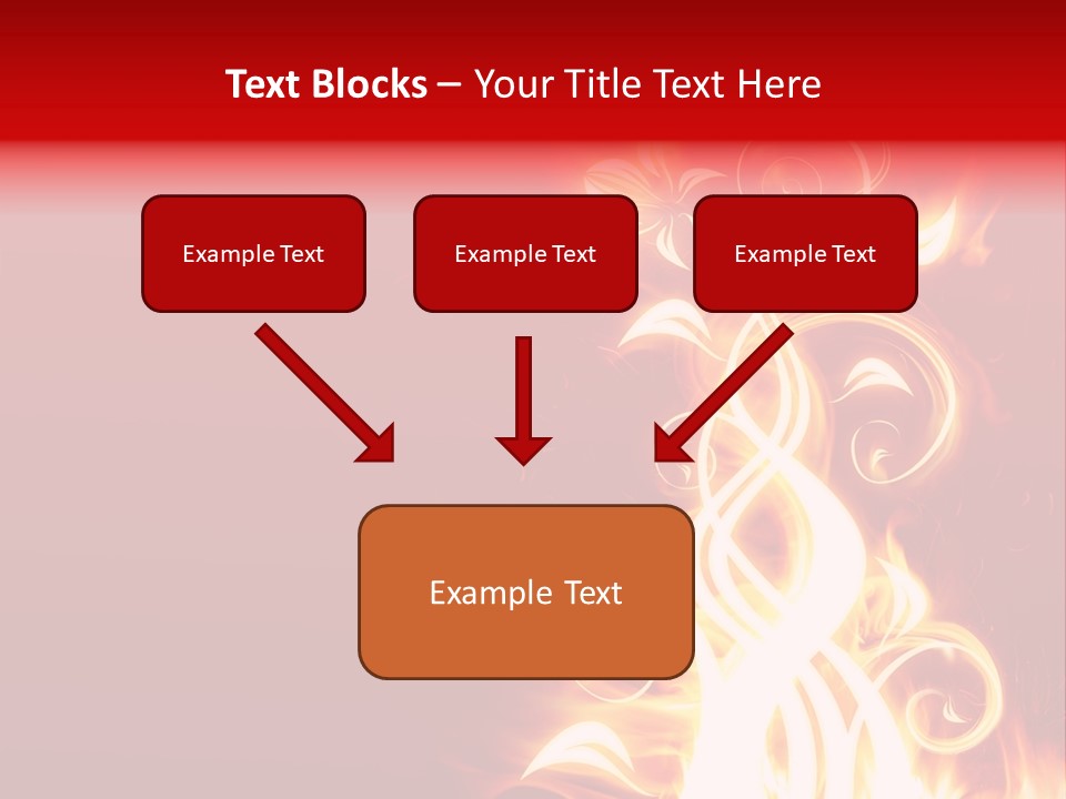 Blazing Flower PowerPoint Template