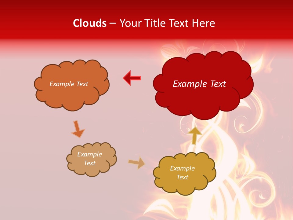 Blazing Flower PowerPoint Template
