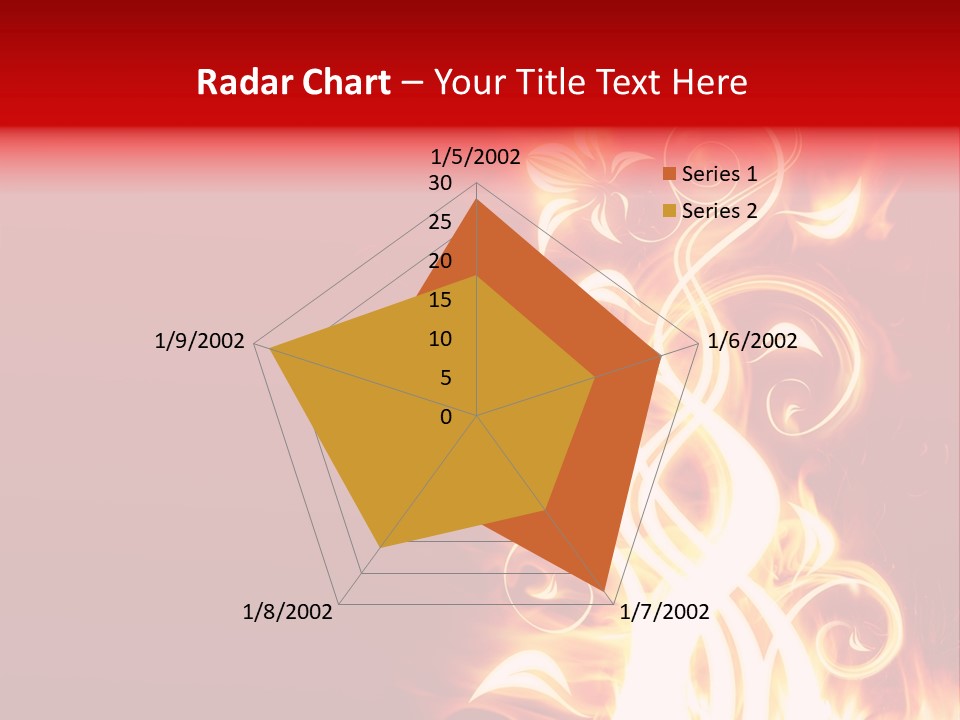 Blazing Flower PowerPoint Template