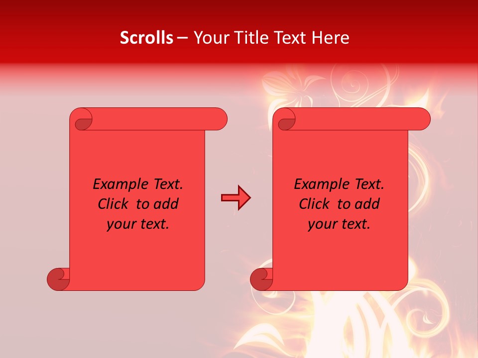 Blazing Flower PowerPoint Template