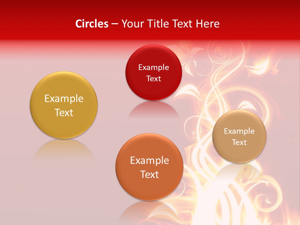 Blazing Flower PowerPoint Template