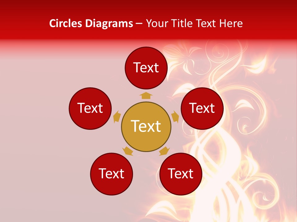 Blazing Flower PowerPoint Template