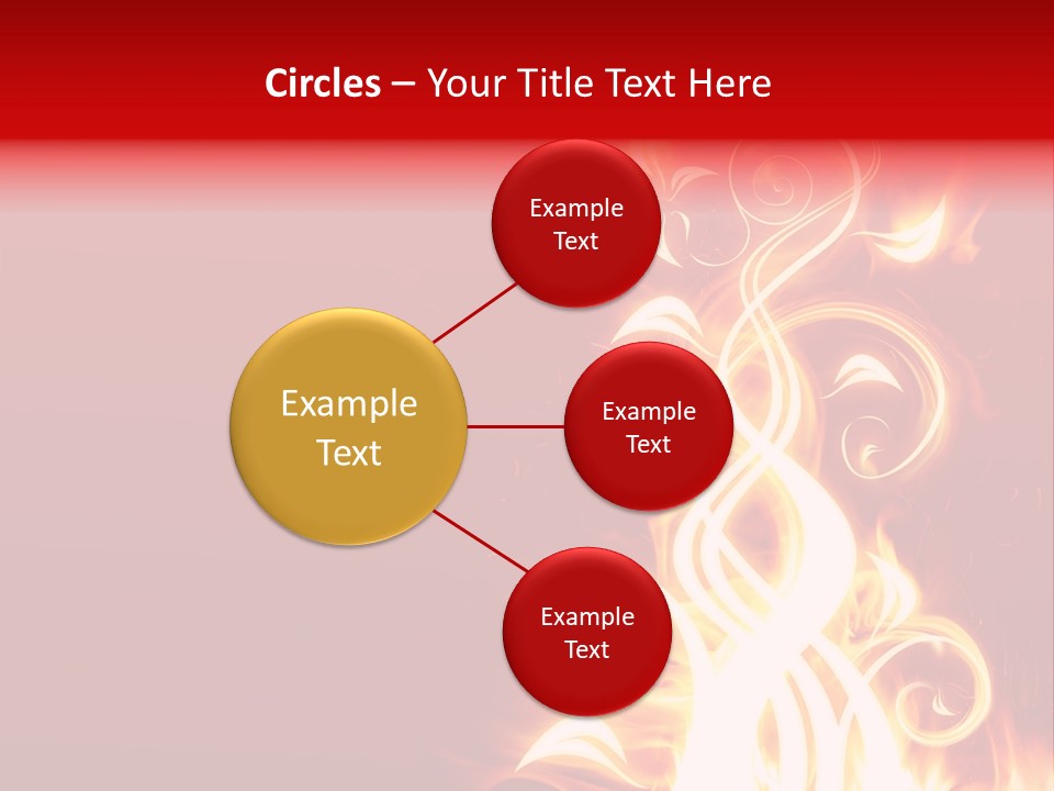 Blazing Flower PowerPoint Template