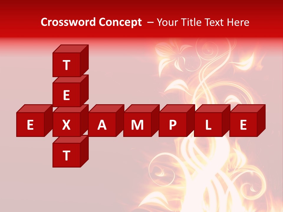 Blazing Flower PowerPoint Template