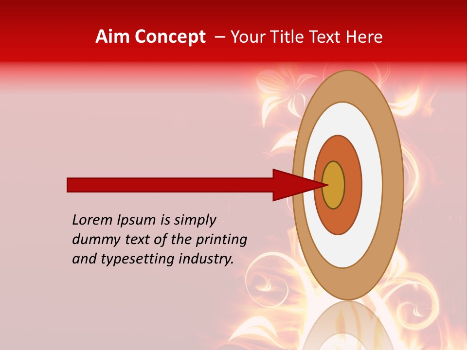 Blazing Flower PowerPoint Template