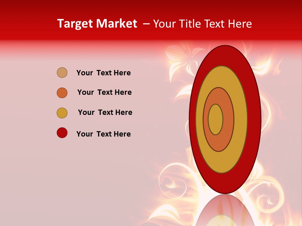 Blazing Flower PowerPoint Template