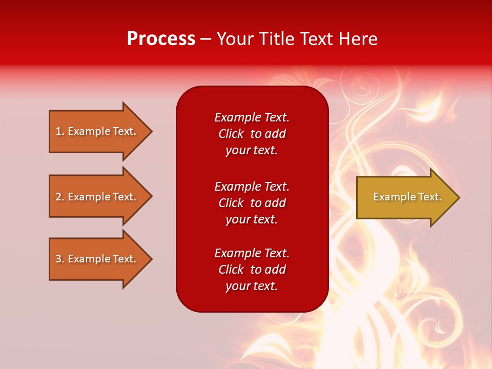 Blazing Flower PowerPoint Template