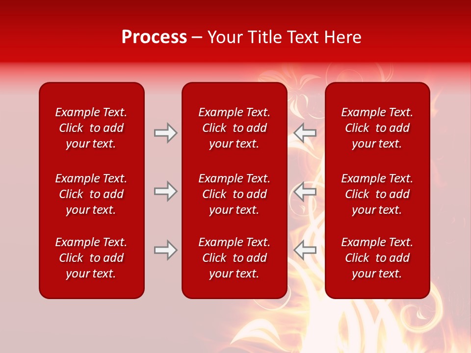 Blazing Flower PowerPoint Template