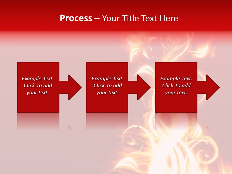Blazing Flower PowerPoint Template