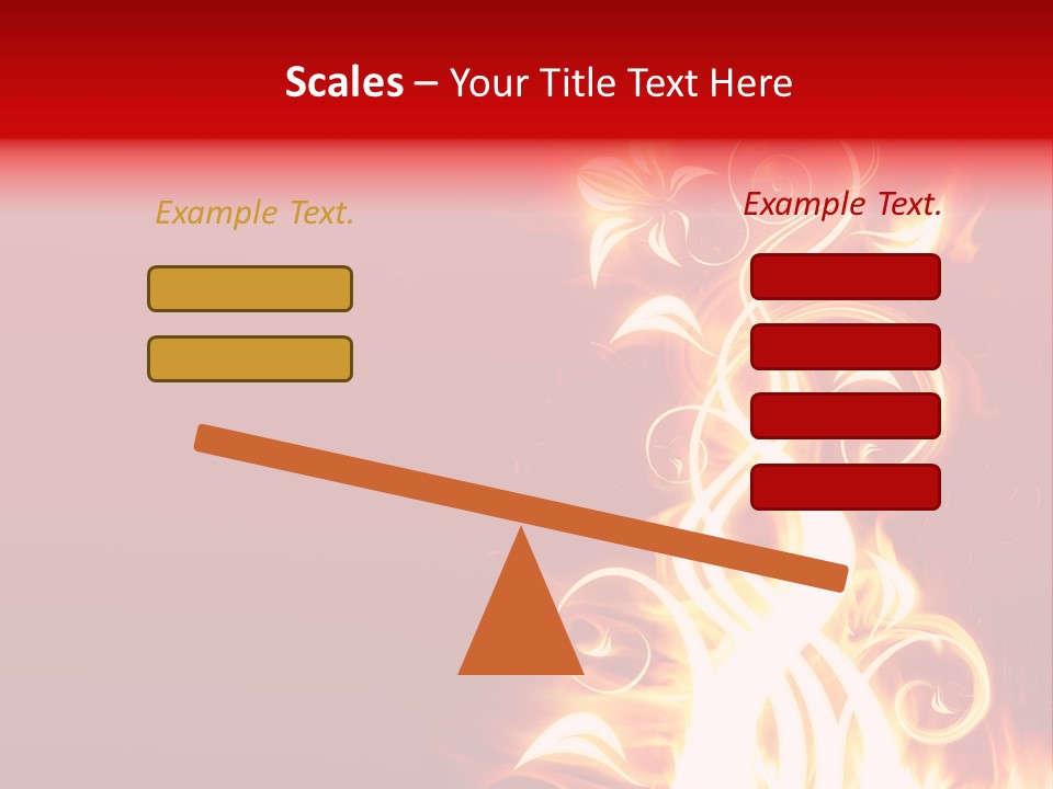 Blazing Flower PowerPoint Template