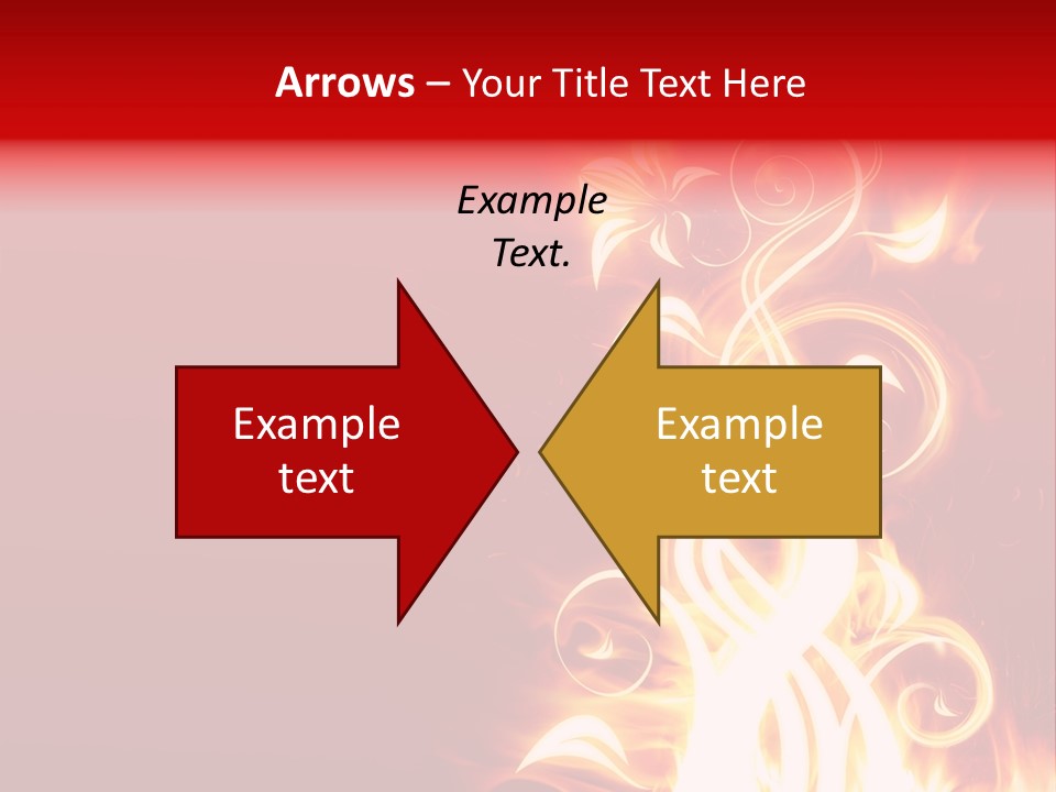 Blazing Flower PowerPoint Template