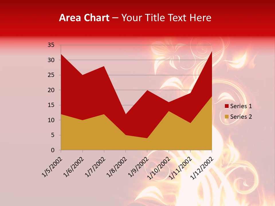 Blazing Flower PowerPoint Template