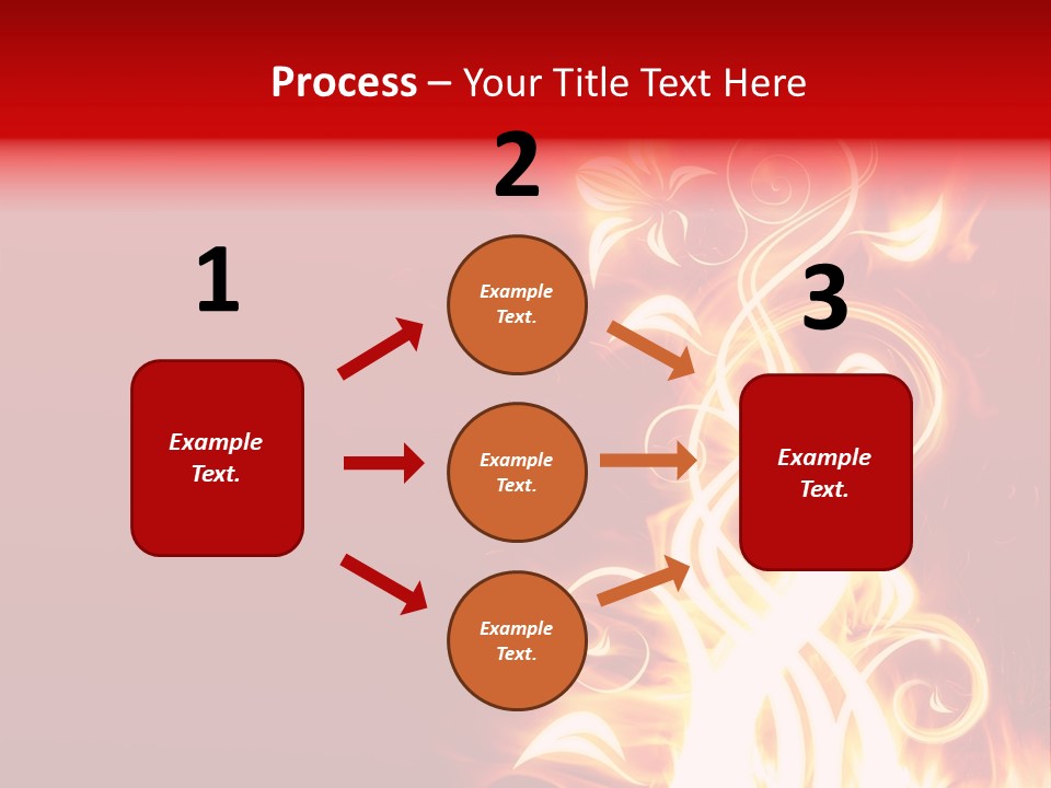 Blazing Flower PowerPoint Template