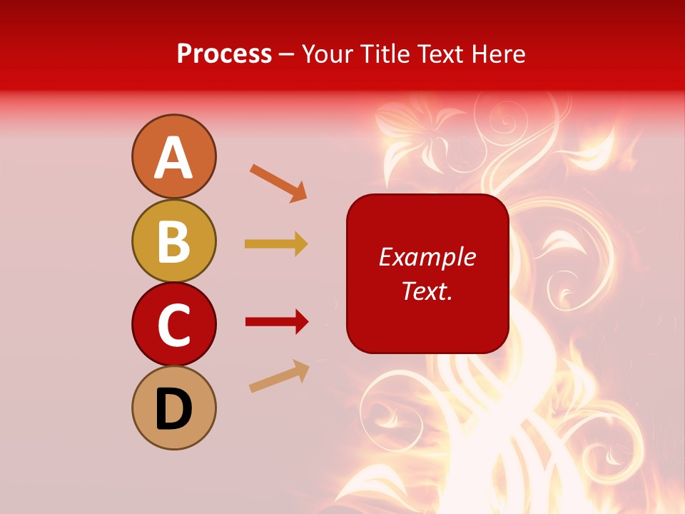 Blazing Flower PowerPoint Template