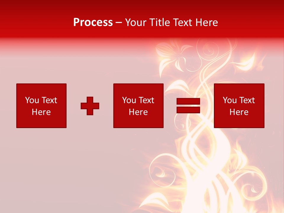 Blazing Flower PowerPoint Template