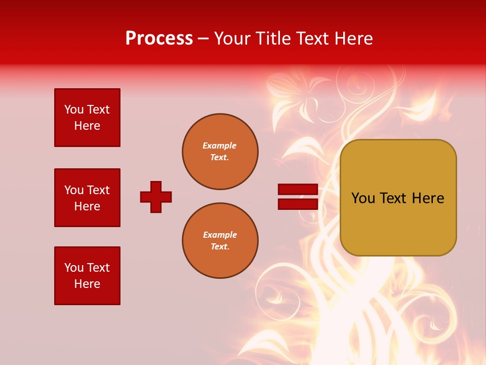 Blazing Flower PowerPoint Template