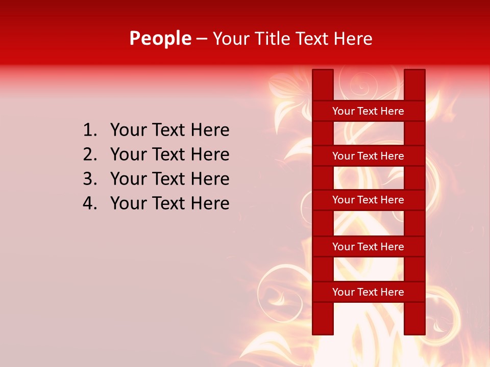 Blazing Flower PowerPoint Template