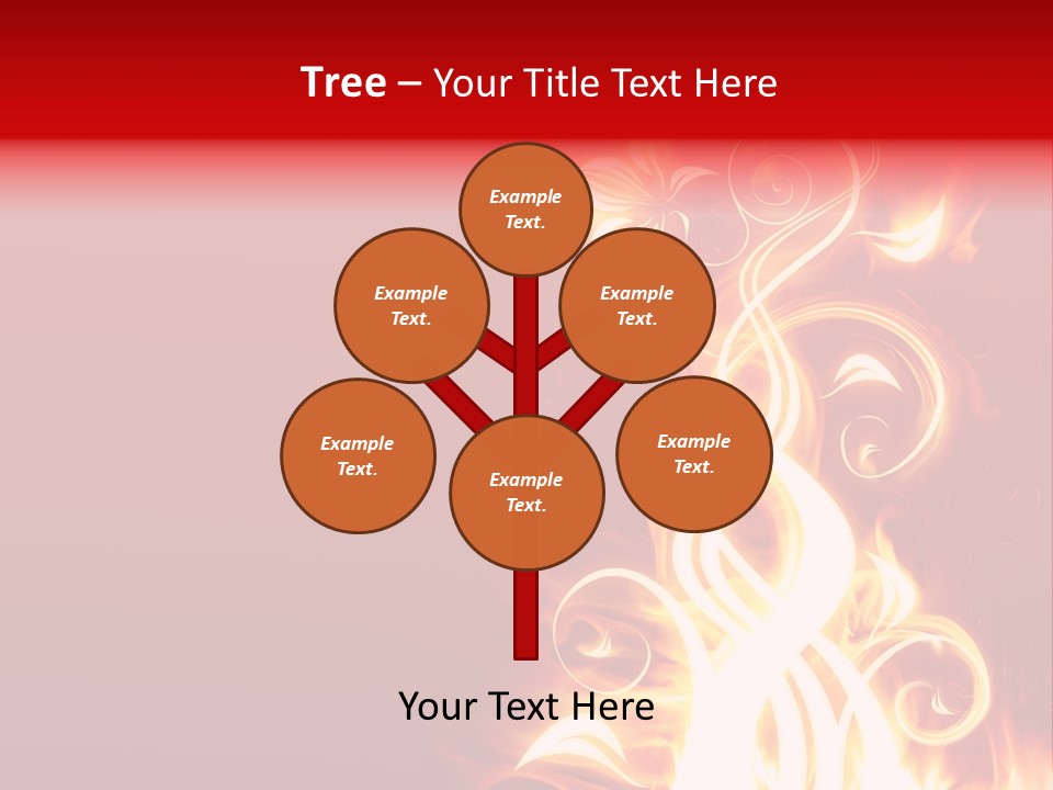 Blazing Flower PowerPoint Template