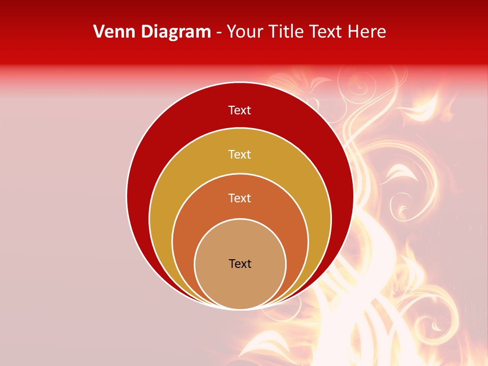 Blazing Flower PowerPoint Template