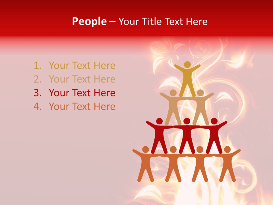 Blazing Flower PowerPoint Template